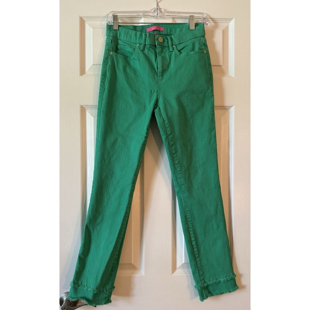 Lilly Pulitzer Green Straight Leg Jeans
